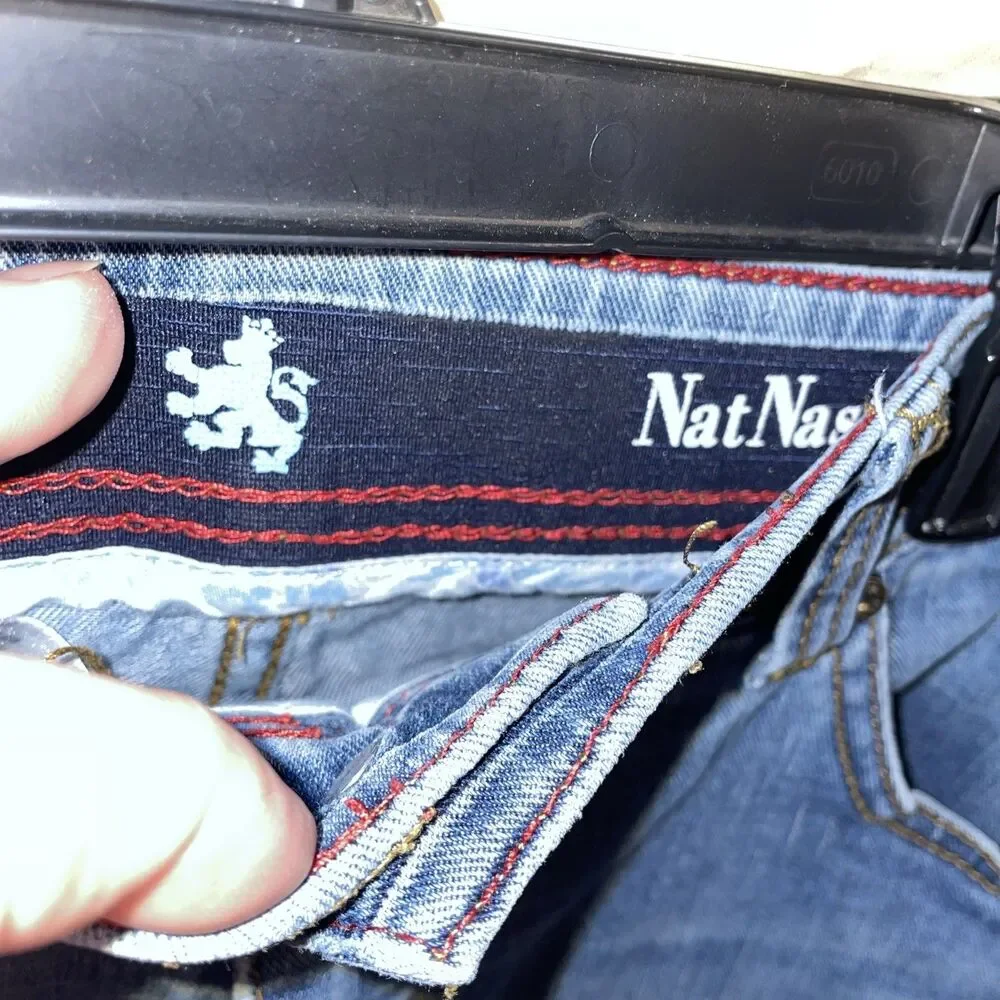 Nat Nast Men’s Stretchy Jeans Size 36x32 Blue Denim Streetwear Outdoors Comfort